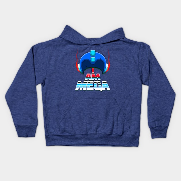 I am mega Kids Hoodie by GingerGene